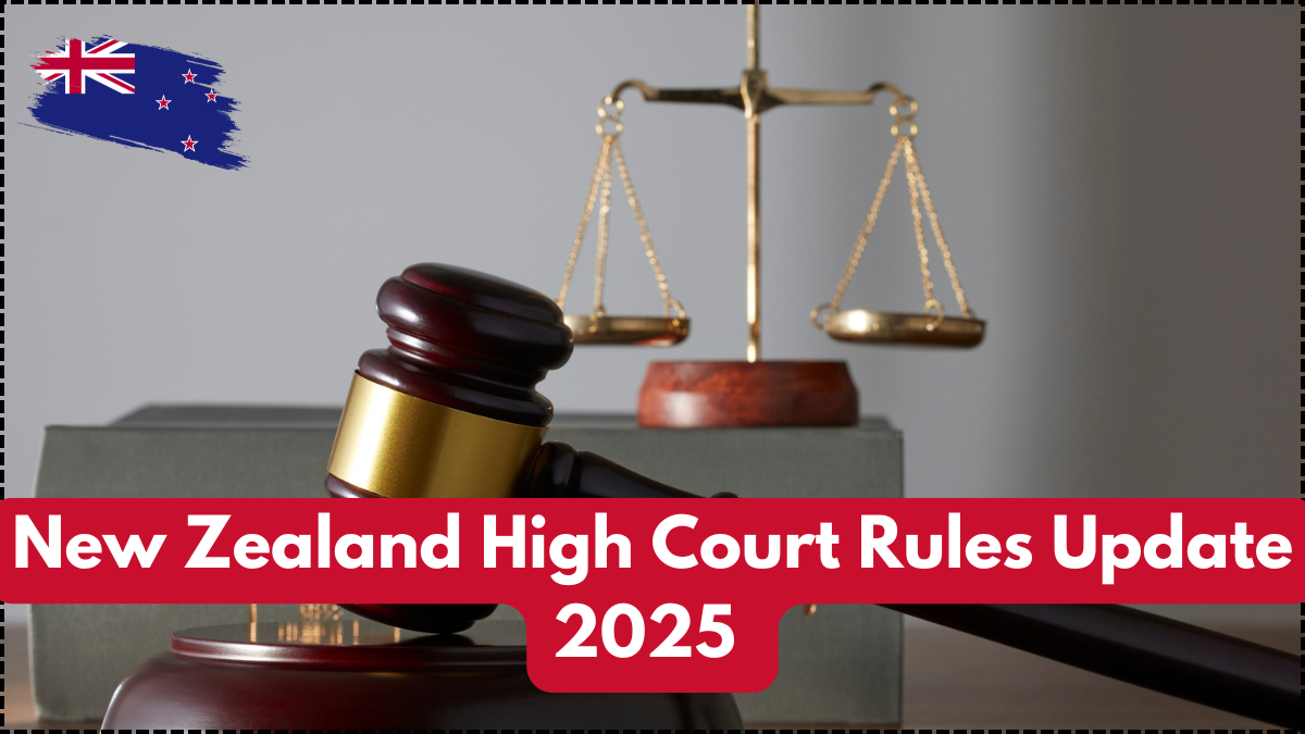 New Zealand High Court Rules Update 2025 – Key Legal Changes You Should Know