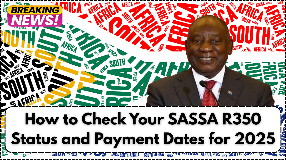 How to Check Your SASSA R350 Status and Payment Dates for 2025