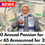 ₹42,000 Annual Pension for Seniors Over 65 Announced for 2025