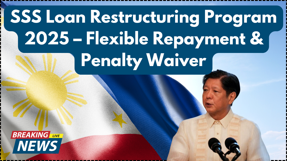 SSS Loan Restructuring Program 2025 – Flexible Repayment & Penalty Waiver