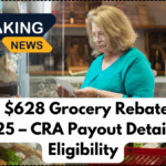 Canada $628 Grocery Rebate August 2025 – CRA Payout Details & Eligibility