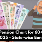 Annual Pension Chart for 60+ Seniors in 2025 – State-wise Benefits