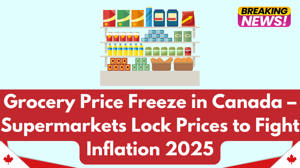 Grocery Price Freeze in Canada – Supermarkets Lock Prices to Fight Inflation 2025