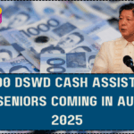 ₱3,000 DSWD Cash Assistance for Seniors Coming in August 2025