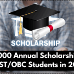 ₹48,000 Annual Scholarship for SC/ST/OBC Students in 2025 – Who Can Apply