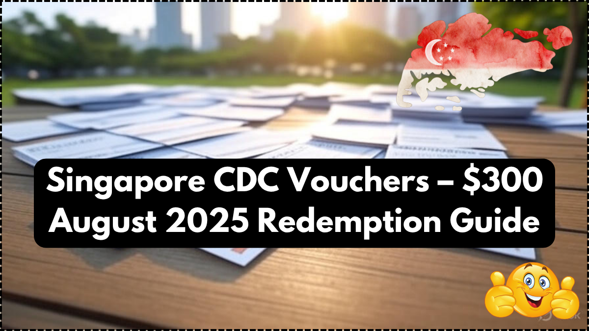 Singapore CDC Vouchers – $300 August 2025 Redemption Guide