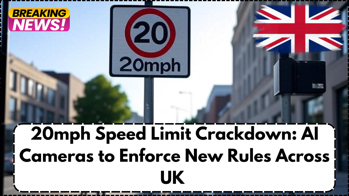 20mph Speed Limit Crackdown: AI Cameras to Enforce New Rules Across UK – Sept 2025
