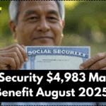 Social Security $4,983 Maximum Benefit August 2025 – Eligibility & Payment Breakdown