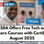 TESDA Offers Free Tech and Healthcare Courses with Certificates – August 2025