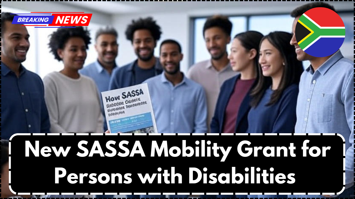 New SASSA Mobility Grant for Persons with Disabilities – August 2025