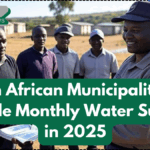 South African Municipalities to Provide Monthly Water Subsidy in 2025