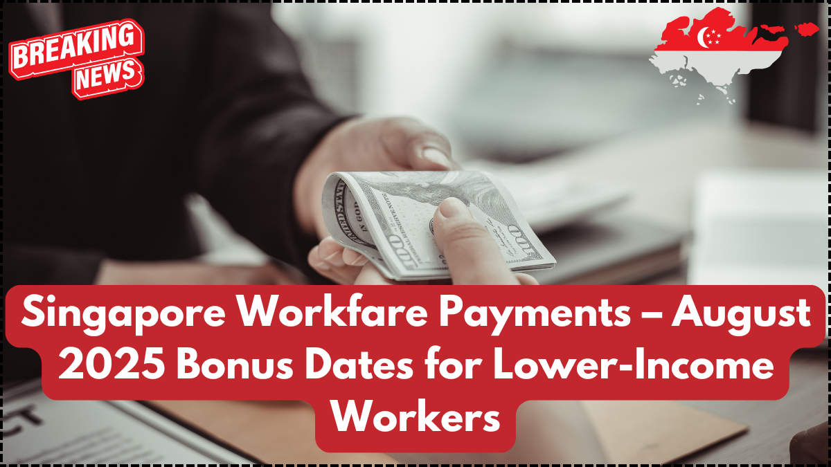 Singapore Workfare Payments – August 2025 Bonus Dates for Lower-Income Workers