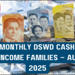 ₱1,500 Monthly DSWD Cash Aid for Low-Income Families – August 2025