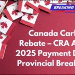 Canada Carbon Rebate – CRA August 2025 Payment Dates & Provincial Breakdown
