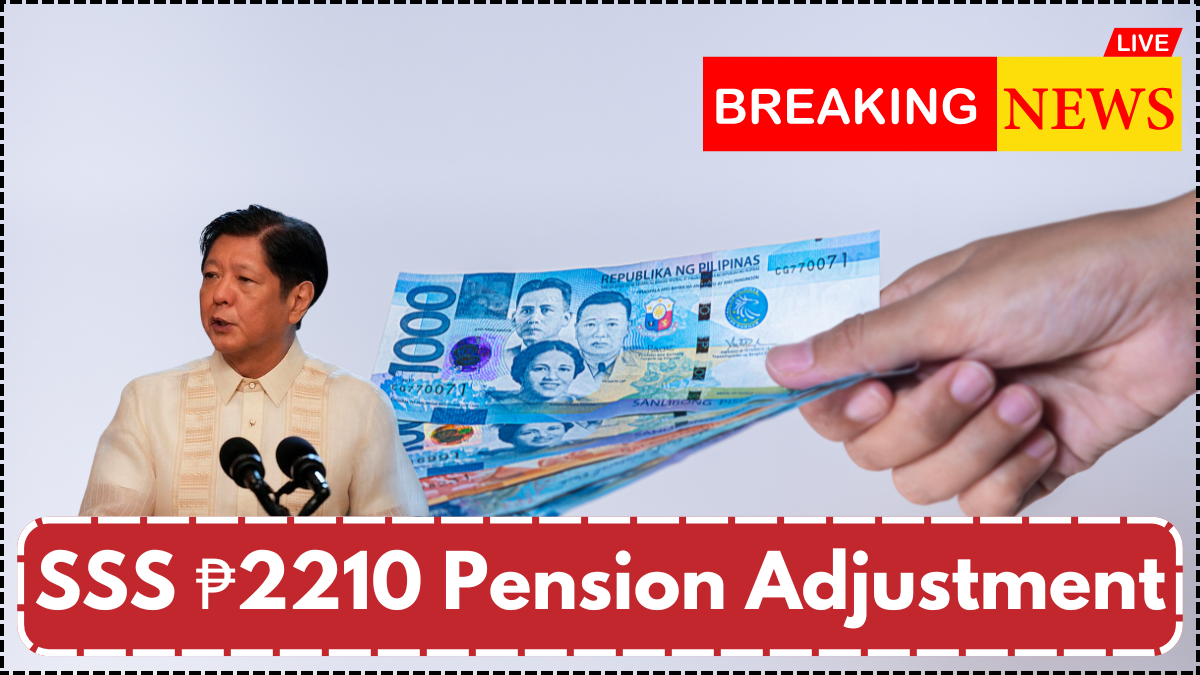 SSS ₱2210 Pension Adjustment – Payment Schedule for August 2025 Announced