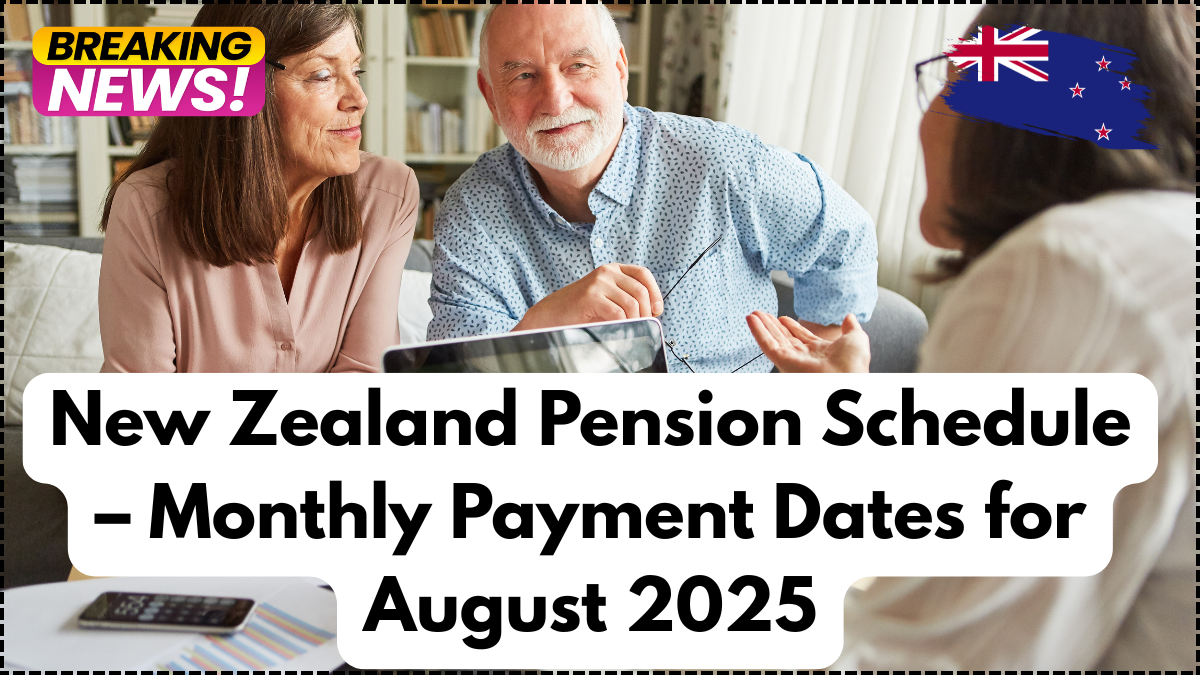 New Zealand Pension Schedule – Monthly Payment Dates for August 2025