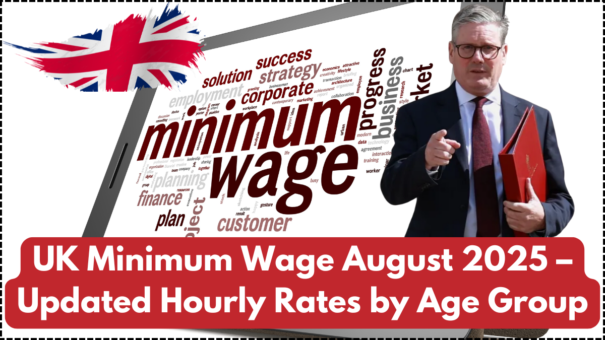 UK Minimum Wage August 2025 – Updated Hourly Rates by Age Group