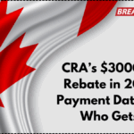 CRA’s $3000 GST Rebate in 2025 – Payment Dates and Who Gets It