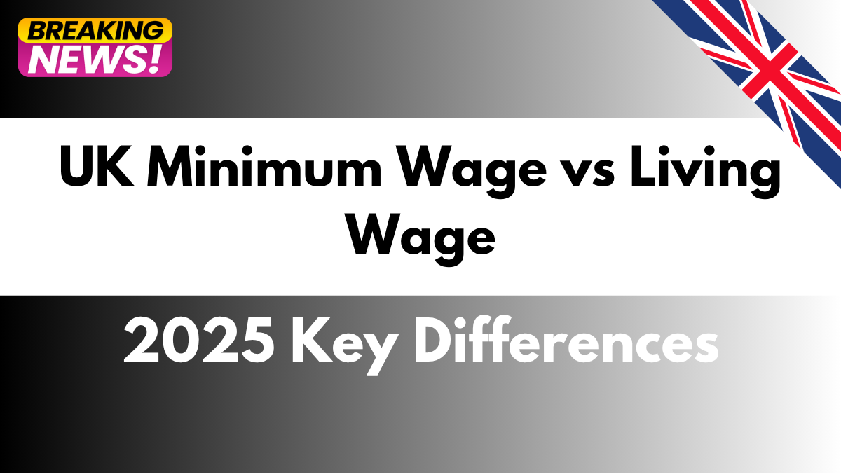 UK Minimum Wage vs Living Wage – 2025 Key Differences