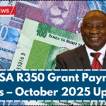 SASSA R350 Grant Payment Dates – October 2025 Update
