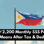 What ₹2,200 Monthly SSS Pension Really Means After Tax & Deductions