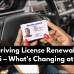 USA Driving License Renewal Rules 2025 – What’s Changing at DMV