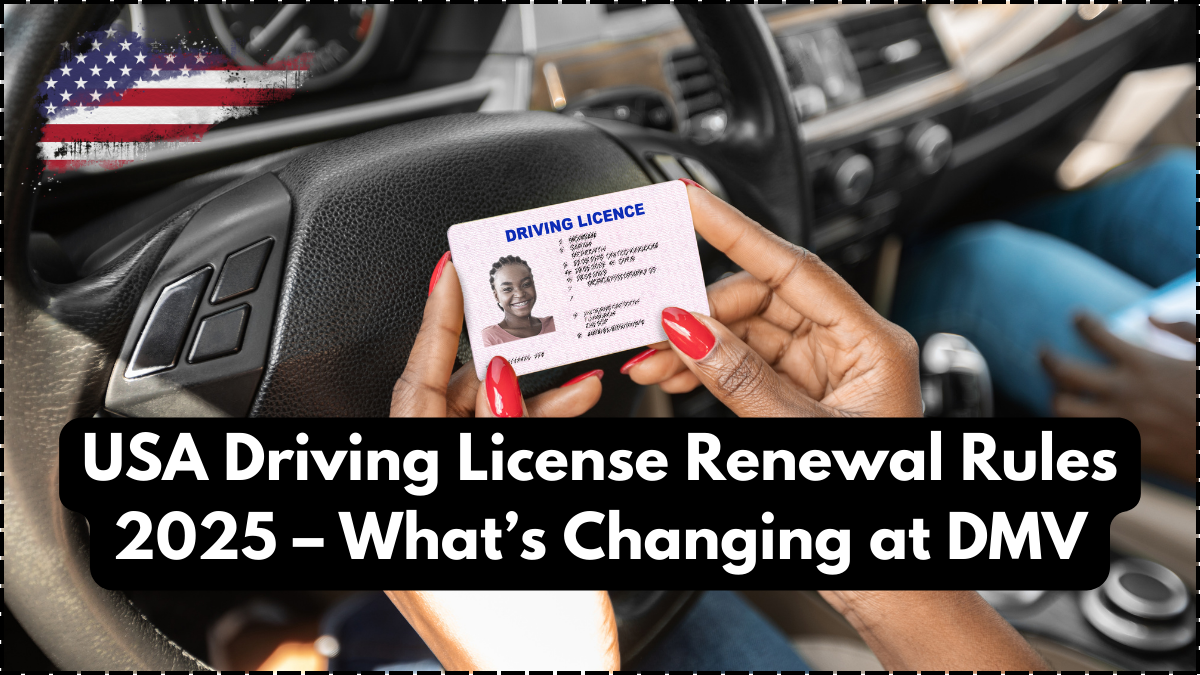 USA Driving License Renewal Rules 2025 – What’s Changing at DMV
