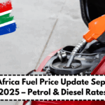 South Africa Fuel Price Update September 2025 – Petrol & Diesel Rates